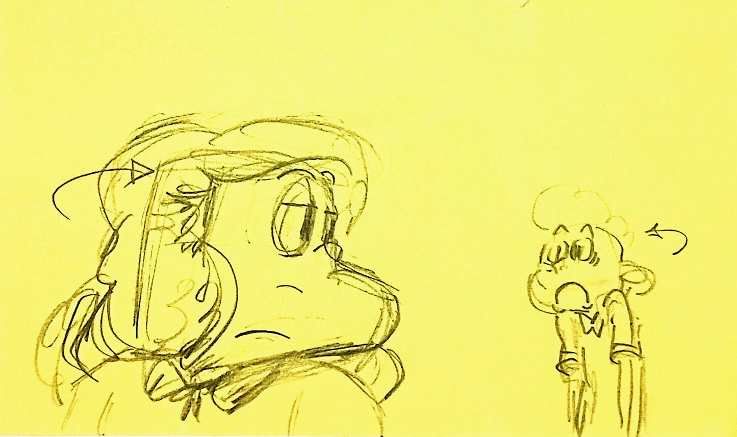 SU "Call The Cops" Rough Storyboard Drawing by Raven Molisee
