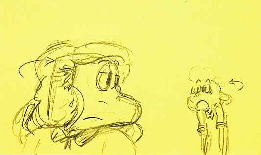 SU "Call The Cops" Rough Storyboard Drawing by Raven Molisee