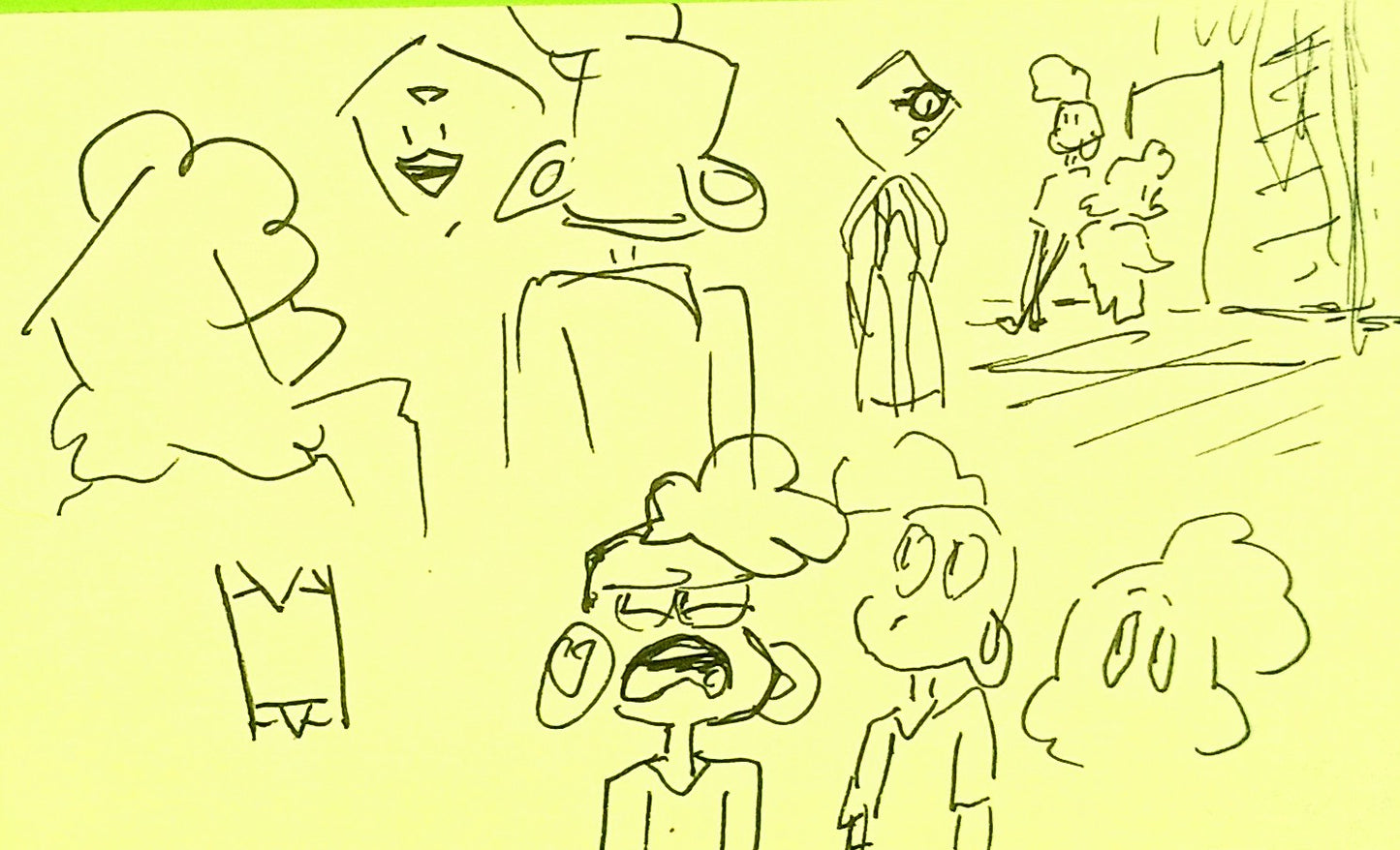 SU "Lars & Sadie*almost* meet Peridot" New Crystal Gems sketch by Raven Molisee