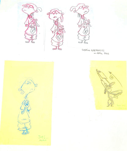 EEnE "Multi Artist Eds" Graphite Drawings
