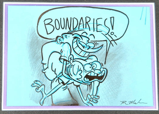 EEnE "Boundaries" Acrylic Marker Sketch