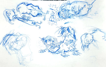 *MATURE* E&D "Sloppy Drunks" Blue Pencil