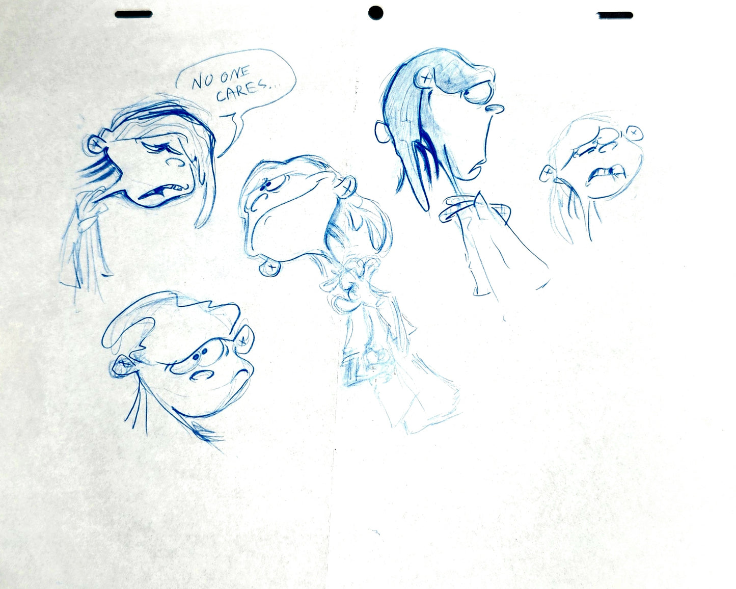 EEnE "Careless" Double Dee sketch page by Raven Molisee