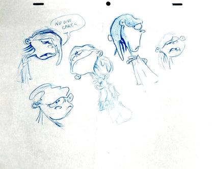 EEnE "Careless" Double Dee sketch page by Raven Molisee