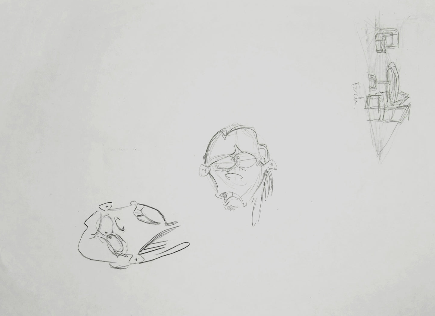 EEnE "2 Head Sketches" Double Dee sketches by Raven Molisee