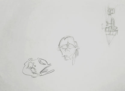 EEnE "2 Head Sketches" Double Dee sketches by Raven Molisee