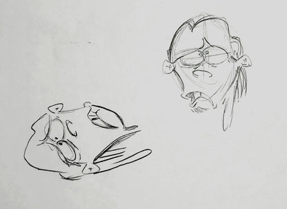 EEnE "2 Head Sketches" Double Dee sketches by Raven Molisee