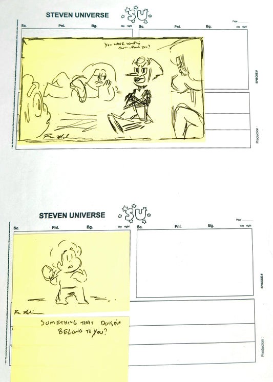 SU "Something that doesn't belong to you." Alt Pearl Dialogue/acting for Mirror Gem