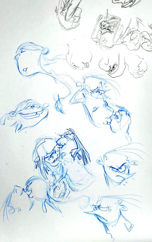 *MATURE* E&D "Love Cuddles" Sketch Page