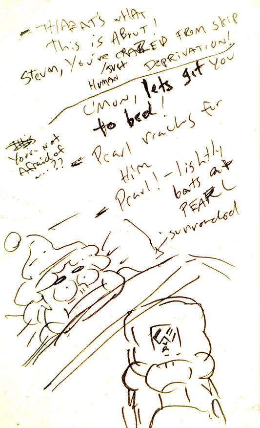 SU "Sleepless Steven" Warp Tour Thumbnail Writing by Raven Molisee
