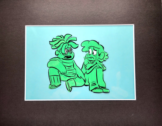 SU "Ghost Boys" Hand-Painted Print w/Certificate of Authenticity - Green