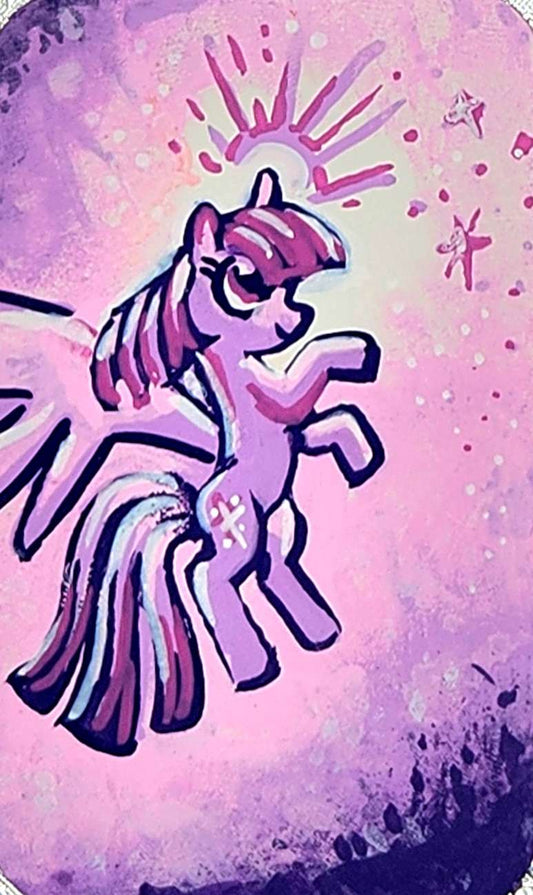 MLP: "Flying Twilight" Mini Painting