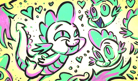 STICKY NOTES: "Spike" of My Little Pony Friendship Is Magic
