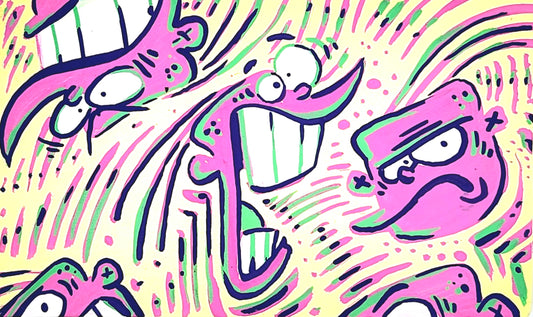 STICKY NOTES: "Eddy FACES" of Ed Edd n Eddy