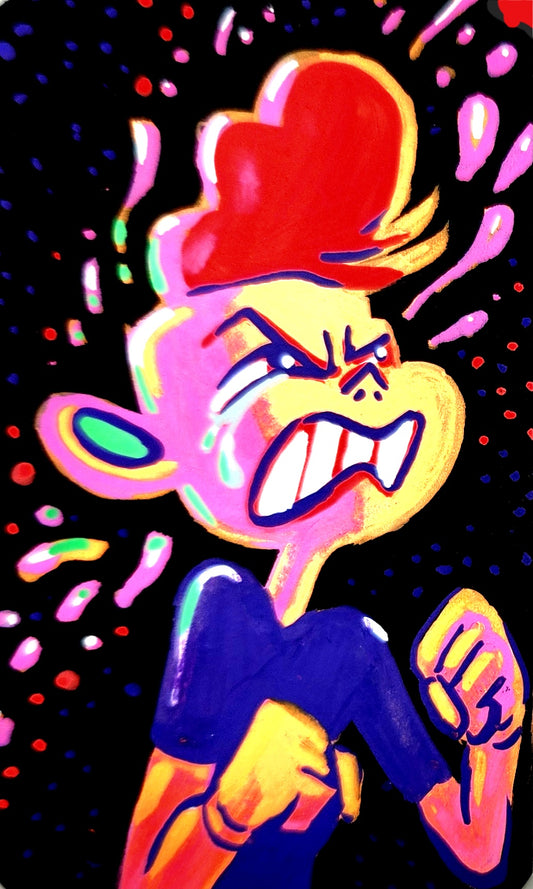 SU on Black: "Brooding Lars" Card