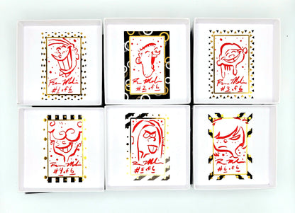 🌟 AKA Cartoon Pin 🌟 1st Edition - SIGNED & NUMBERED - Made from Vintage Studio Sticker