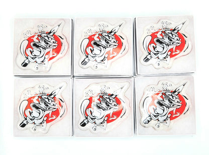 🌟 AKA Cartoon Pin 🌟 1st Edition - SIGNED & NUMBERED - Made from Vintage Studio Sticker