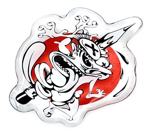 🌟 AKA Cartoon Pin 🌟 1st Edition - SIGNED & NUMBERED - Made from Vintage Studio Sticker