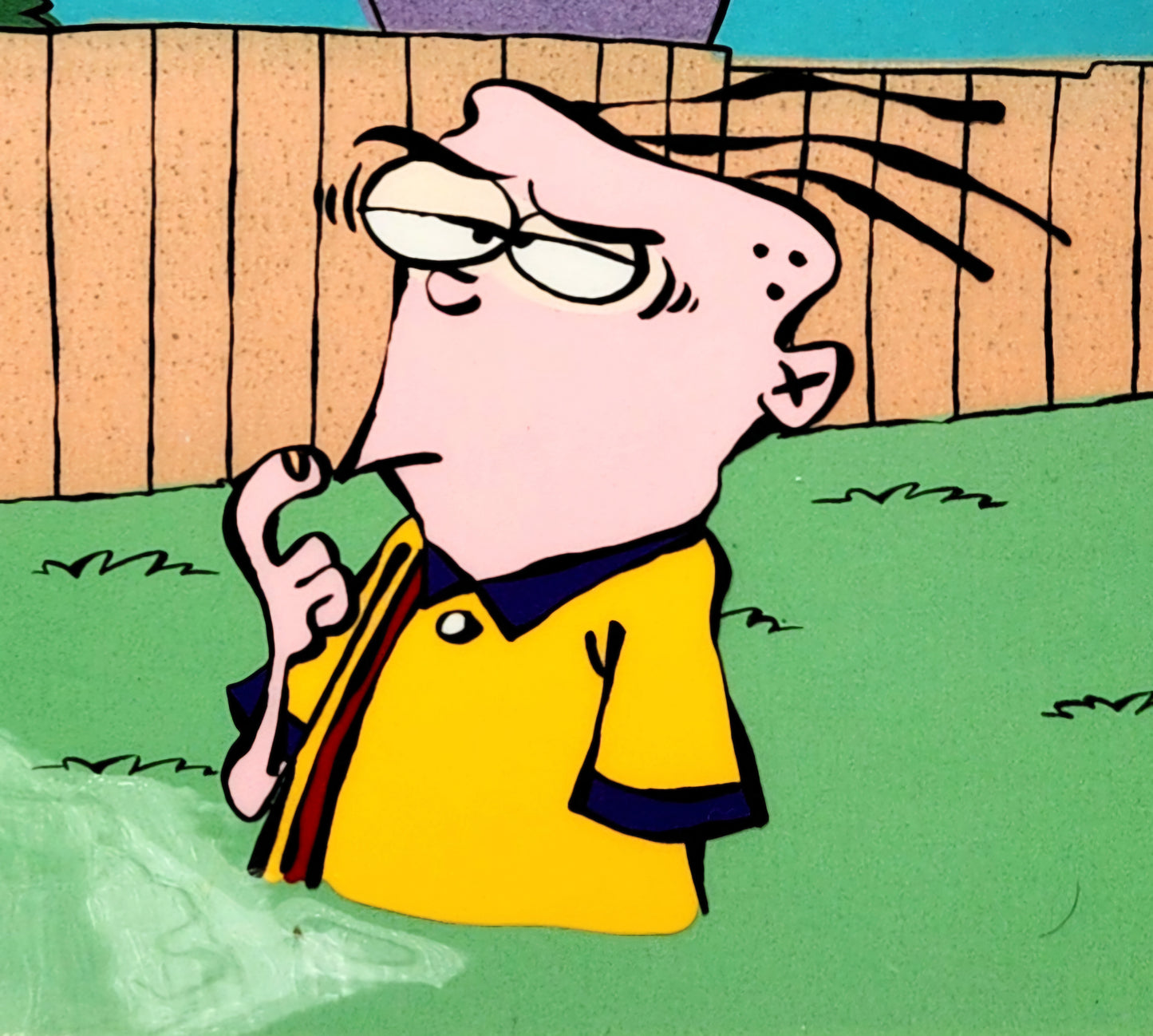 COA *Signed By All 3 Eds* Authentic Animation Cel