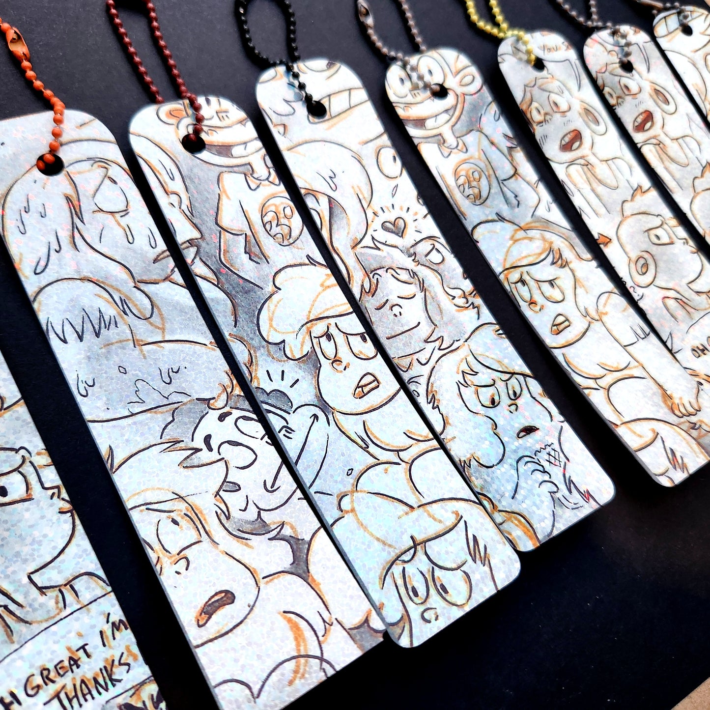 BOOKMARKS: Mini Holo 5.5" Bookmarks (3 For $20)