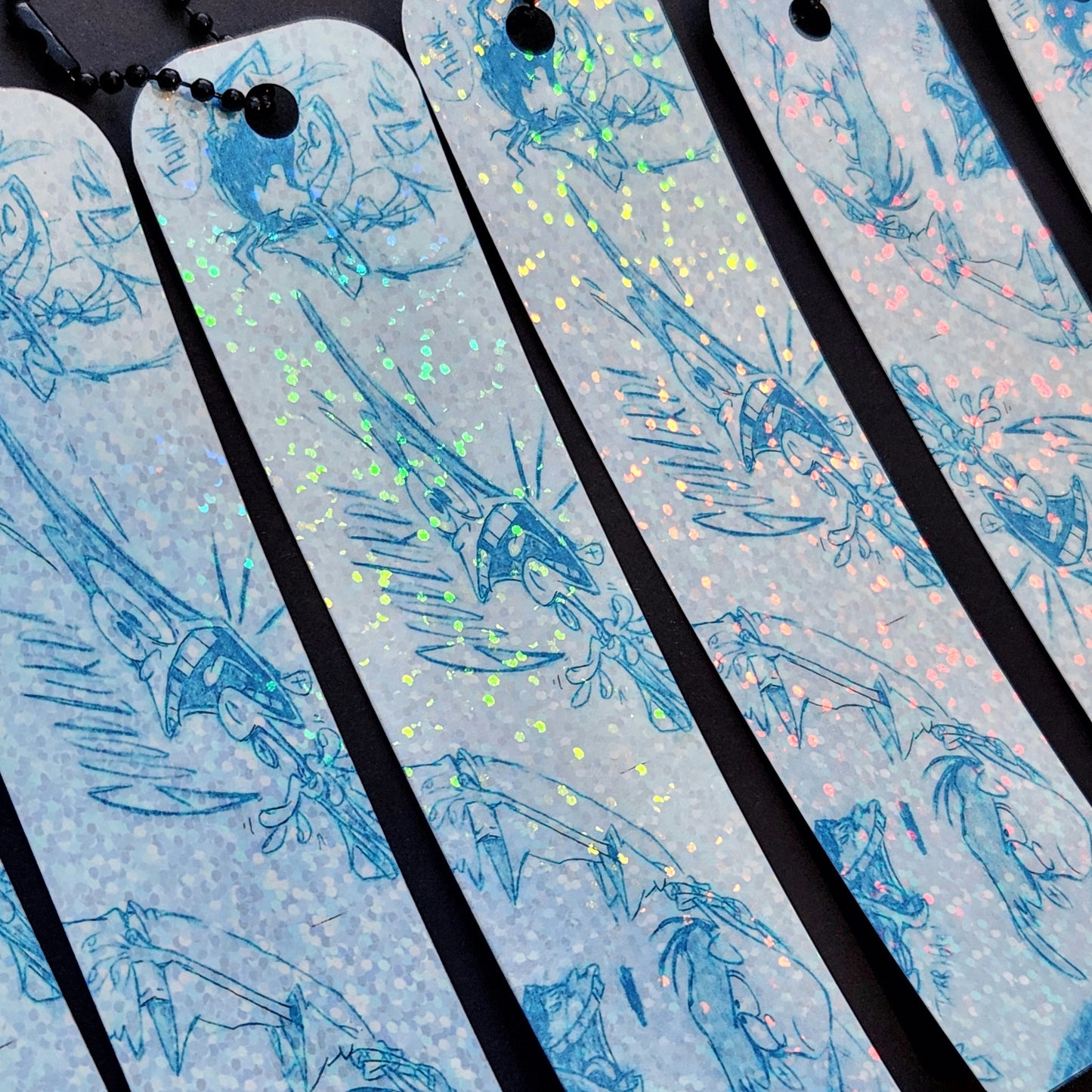 BOOKMARKS: Mini Holo 5.5" Bookmarks (3 For $20)