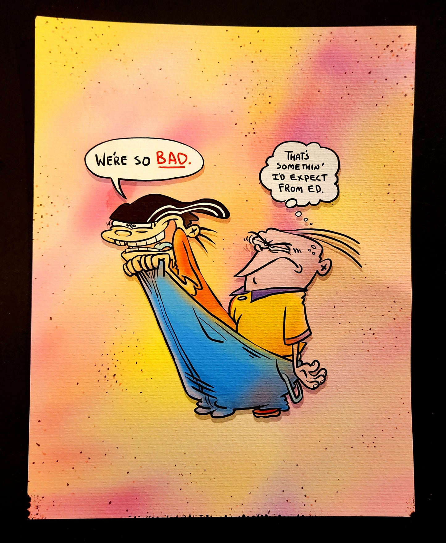 EEnE "Double Dee Gets Into Eddy's Pants" Prints, Postcards, Buttons...