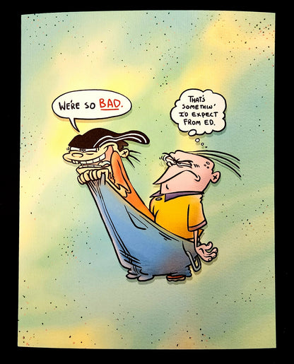 EEnE "Double Dee Gets Into Eddy's Pants" Prints, Postcards, Buttons...