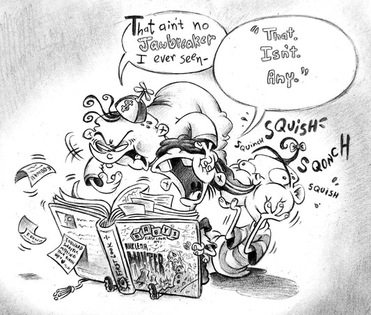 EEnE: "Baby's First Nuclear Winter" Larger Pencil Shaded Version