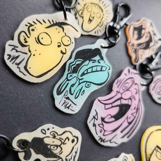 Ed Edd n Eddy: *Signature* Hand-Drawn OOAK Charms