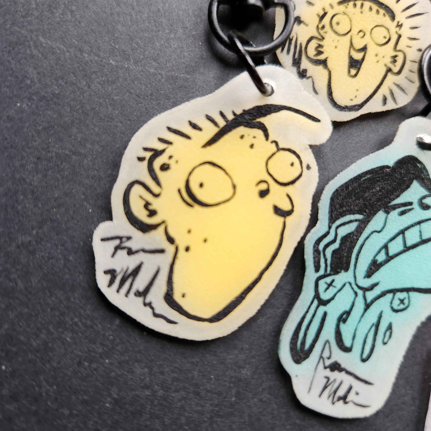 Ed Edd n Eddy: *Signature* Hand-Drawn OOAK Charms