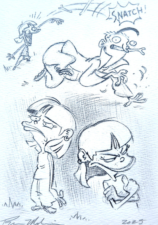 EEnE "Fetch" Sarah & Ed Sketches