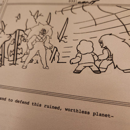 SU "Jasper" Painting + Earthlings Partial Storyboard