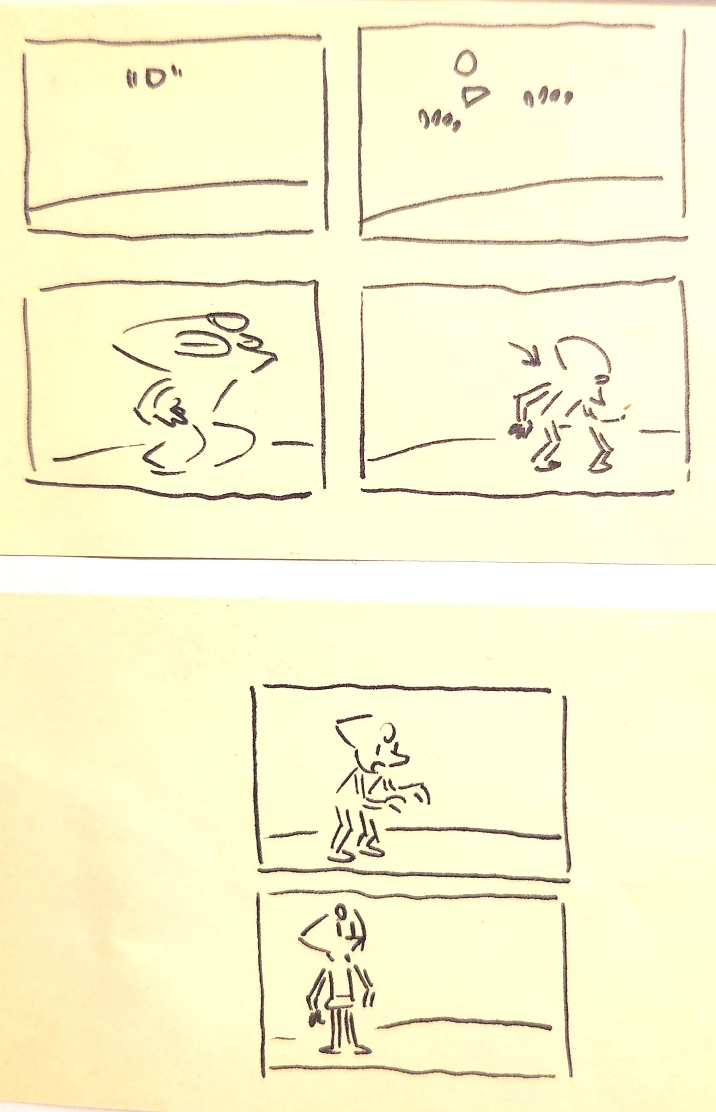 SU "Pearl Catches Up" Rebecca Sugar Thumbnail Drawings