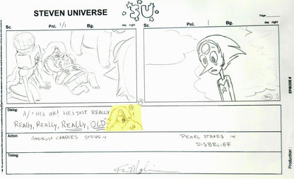 SU "Really, Really, Really, Really Old" Original Storyboard