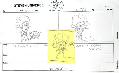 SU "Pearl's Pie" Original Storyboard