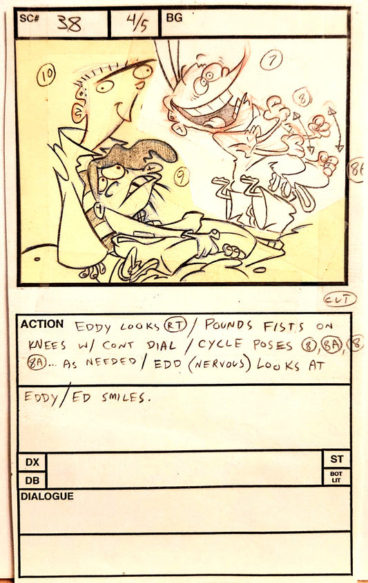 EEnE "Tinker Ed" Storyboard Panel by Scott Underwood