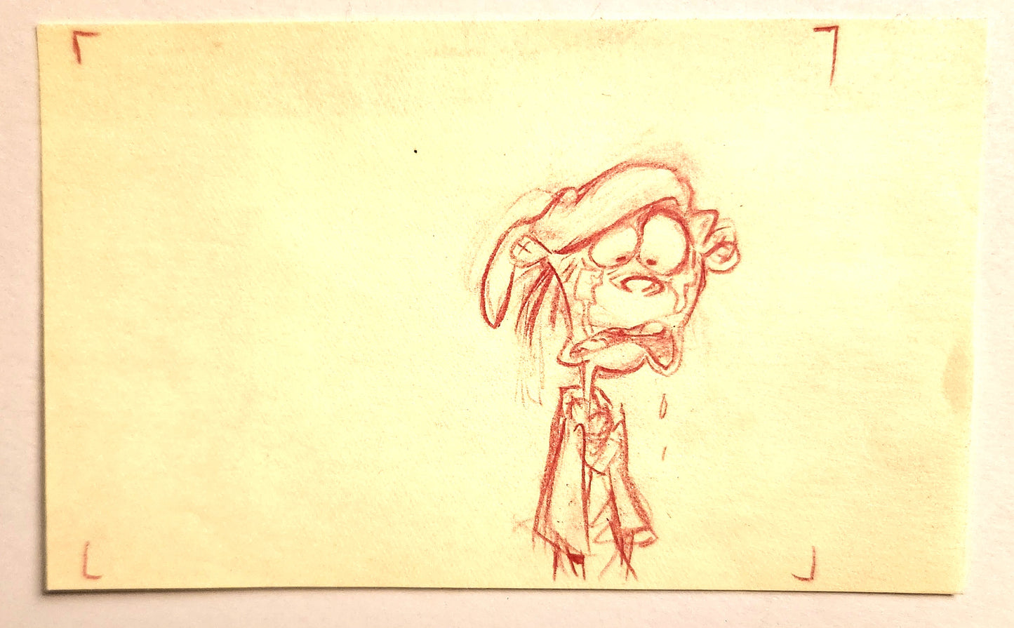 EEnE "Fistful of Ed" Double Dee Storyboard Drawing