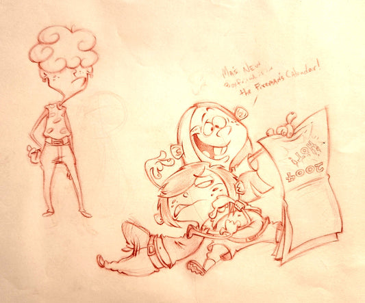 EEnE "The Kanker Sisters" Sketch page