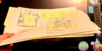 EEnE "Double Dee's Goodbye Note" 21-Page ORIGINAL Thumbs BIG PICTURE SHOW MOVIE