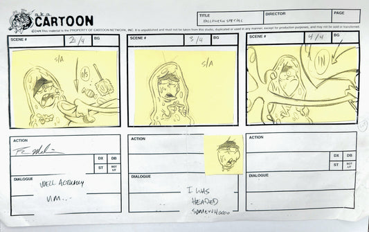 EEnE "Boo Haw Haw" Halloween Cut/Alt Storyboard by Raven Molisee