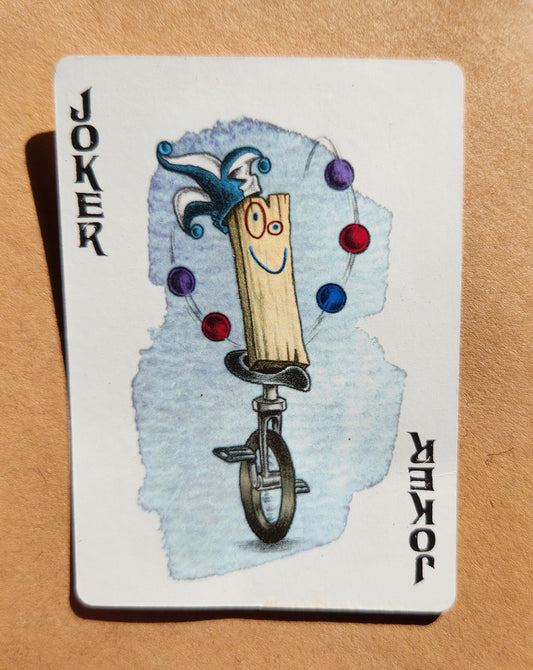 EEnE "Joker Plank" exclusive 2005 promo playing card - cartoon network