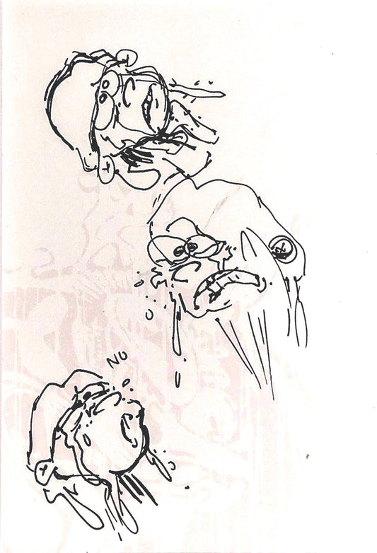 EEnE "Crying Double Dee" Warm Up Drawing