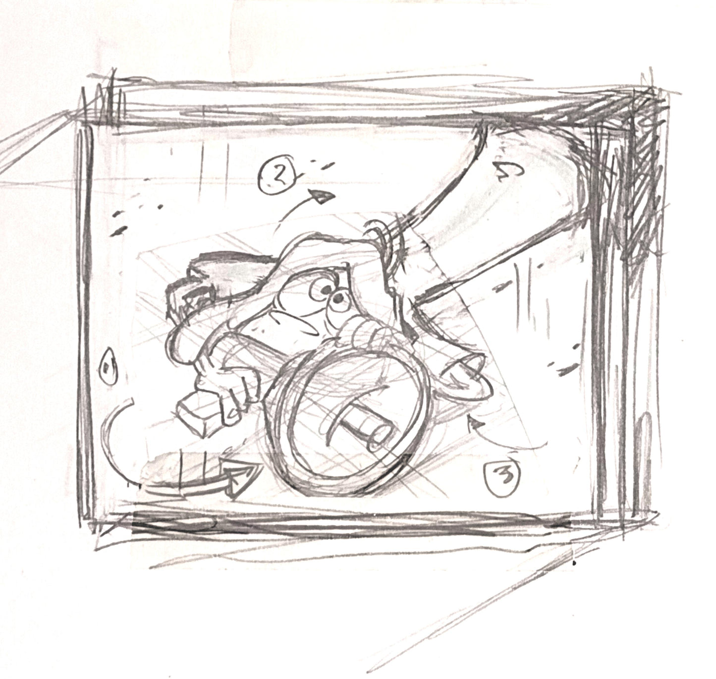 EEnE "Megaphone" Double Dee - Production Drawing