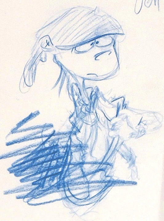 EEnE "Double Dee w/Scribbles" Double Dee Warm Up Sketch