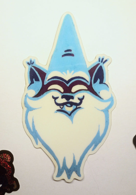 "Maximum Meagle" Glow-In-The-Dark Vinyl Sticker