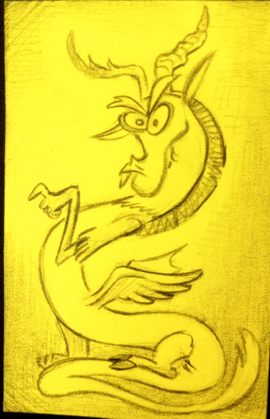 *SOLD* MLP "Confused Cat-Pose Discord" Sticky Note