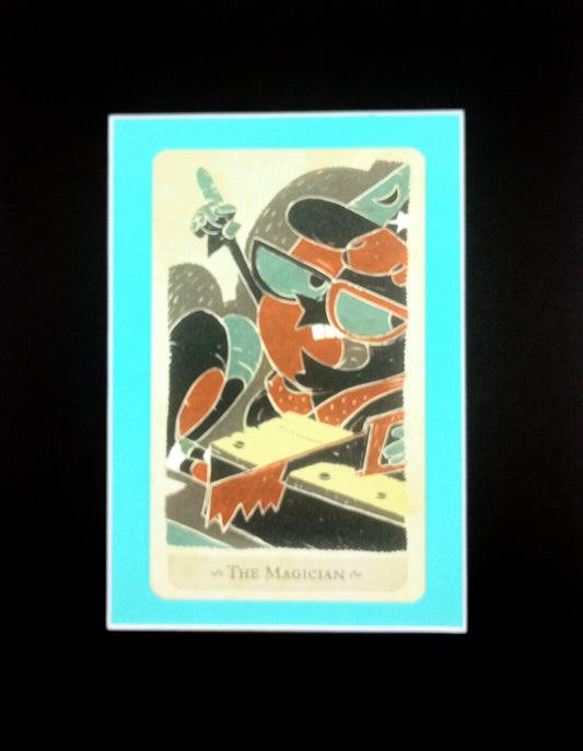 CN Exclusive 🔥 Extremely Limited 🔥 Dexter's Lab Mounted Tarot Card "Dexter"