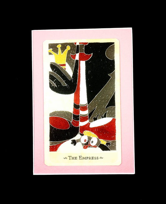 CN Exclusive 🔥 Extremely Limited 🔥 Dexter's Lab Mounted Tarot Card "Dee Dee"