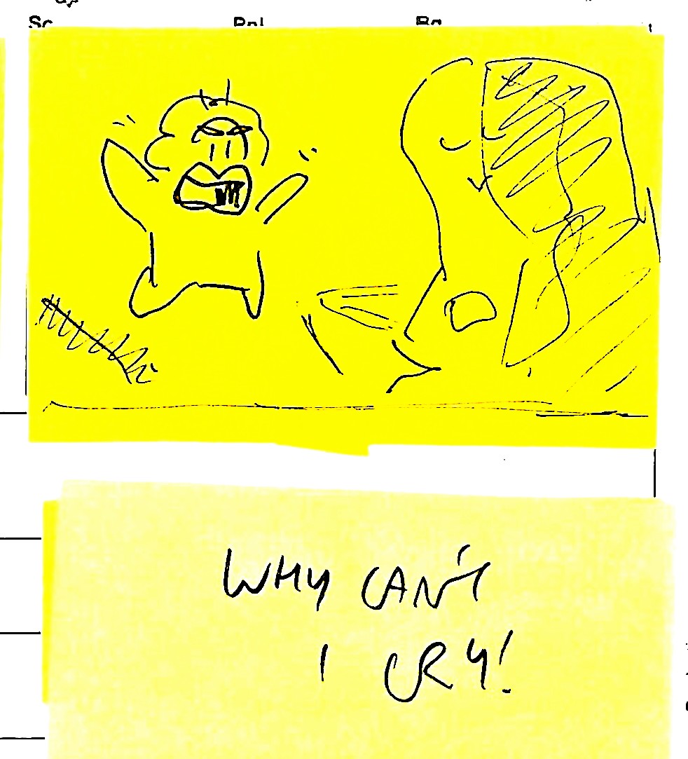 SU 2-Pages "Why Can't I Cry" An Indirect Kiss Thumbnail Storyboards by Raven Molisee