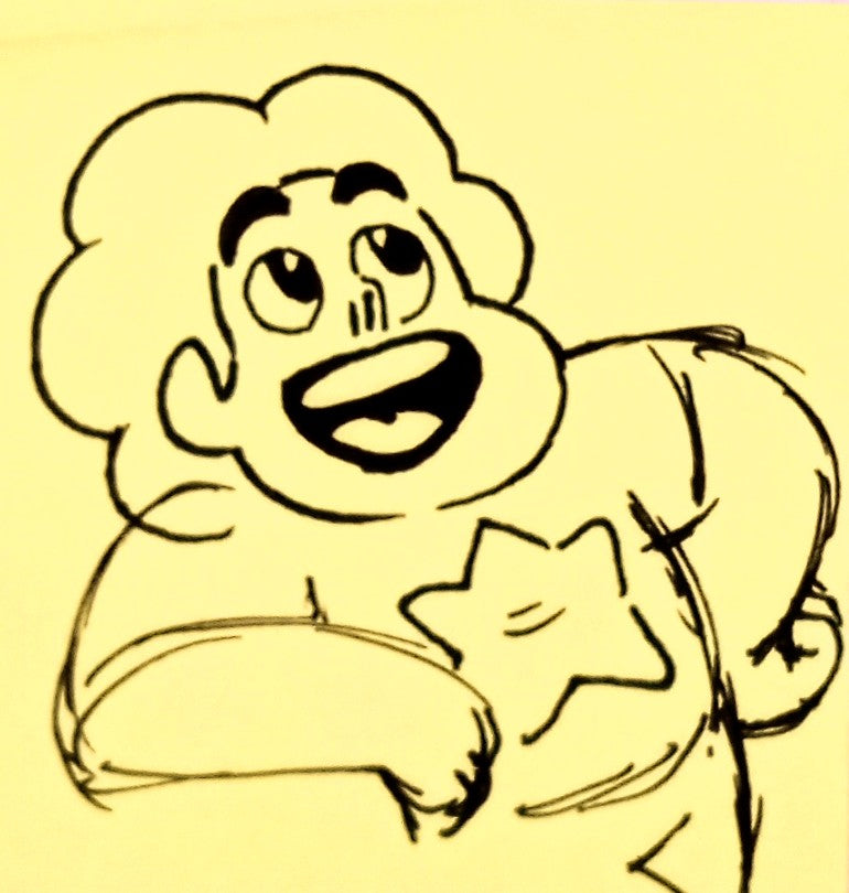 SU "Sweet Little Stevey" Ink Drawing